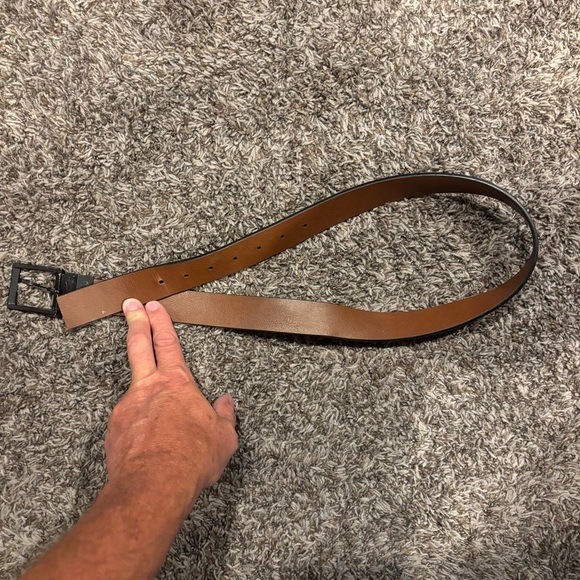 Other - Men's Reversible Black/Brown Leather Belt